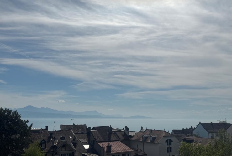 Appartement de 2 pièces avec vue sur le lac à Pully - BAIL A DUREE DETERMINEE