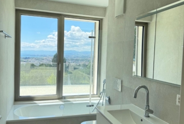 2.5 pièces en attique avec grande terrasse et vue sur le lac