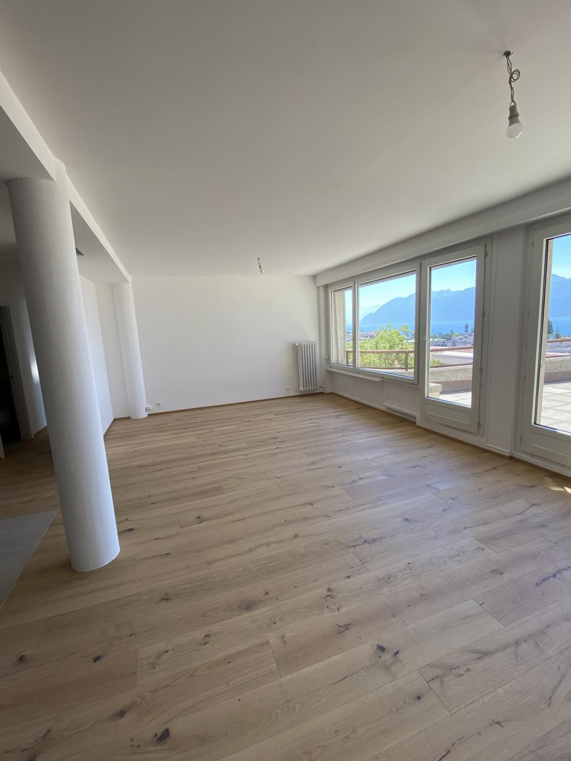 Magnifique appartement de 4 pièces entièrement rénové avec belle terrasse
