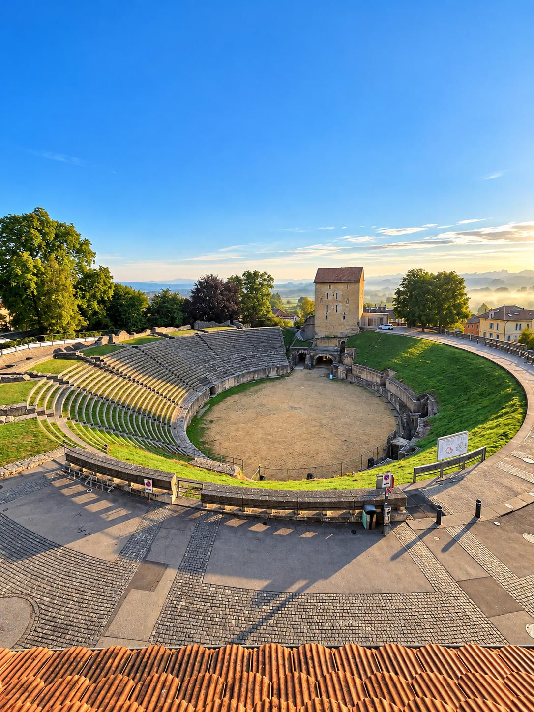 Magnifique duplex de 3 pièces au 2ème étage - Centre d'Avenches avec vue sur les arènes